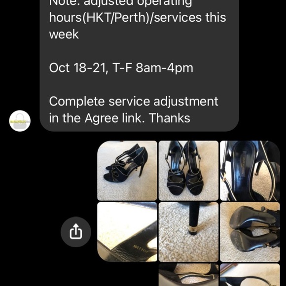 Louis Vuitton black suede strappy heels - Picture 8 of 10